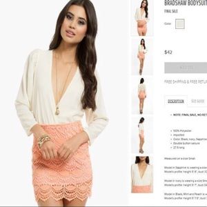 Tobi Deep V Bodysuit